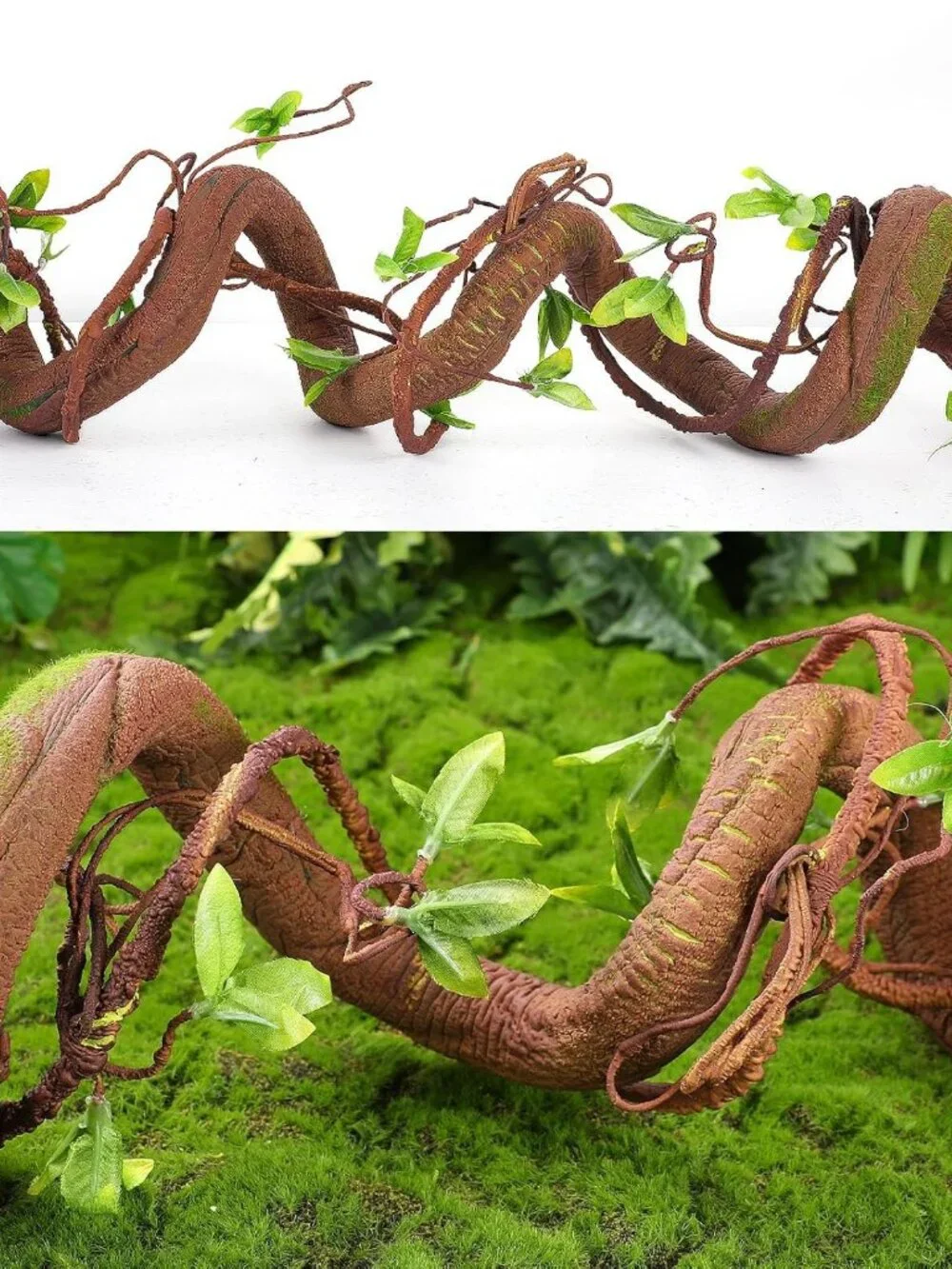 Realistic 6ft Bendable Faux Cottagecore Jungle Vine Decor